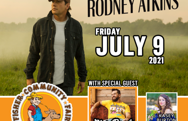 Win Fisher Fair Family 4-Packs, Season Passes, or Rodney Atkins Tickets!